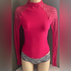 Free People Clemente Top In Hot Berry